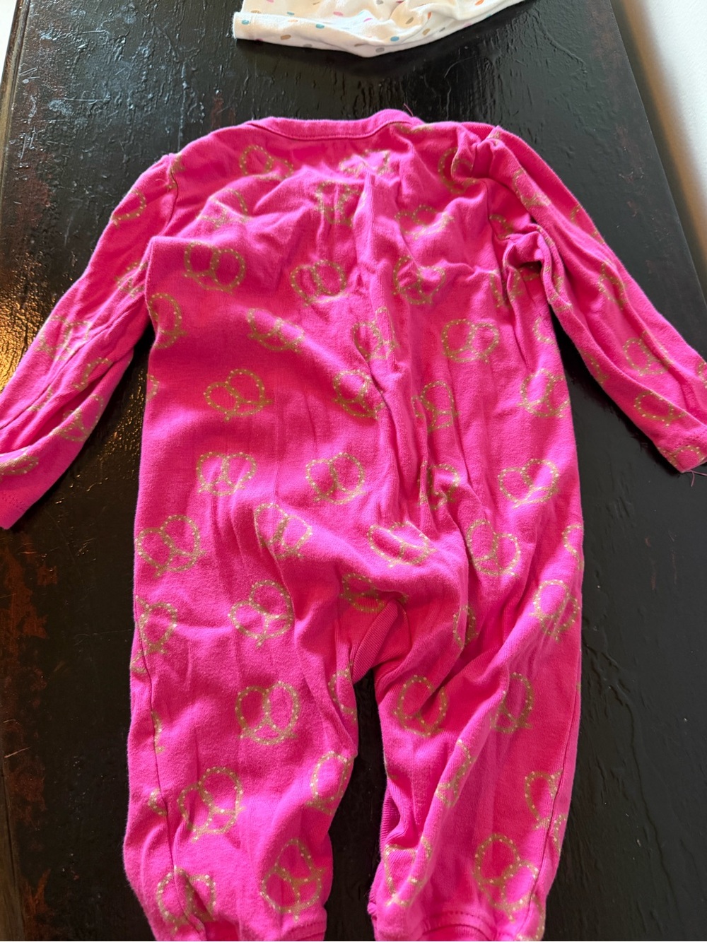 9-12 Months' Hot Pink One-Piece Pajamas